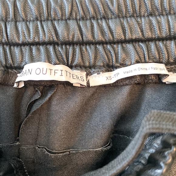 Urban Outfitters Faux Leather Drawstring Pants - Picture 5 of 5